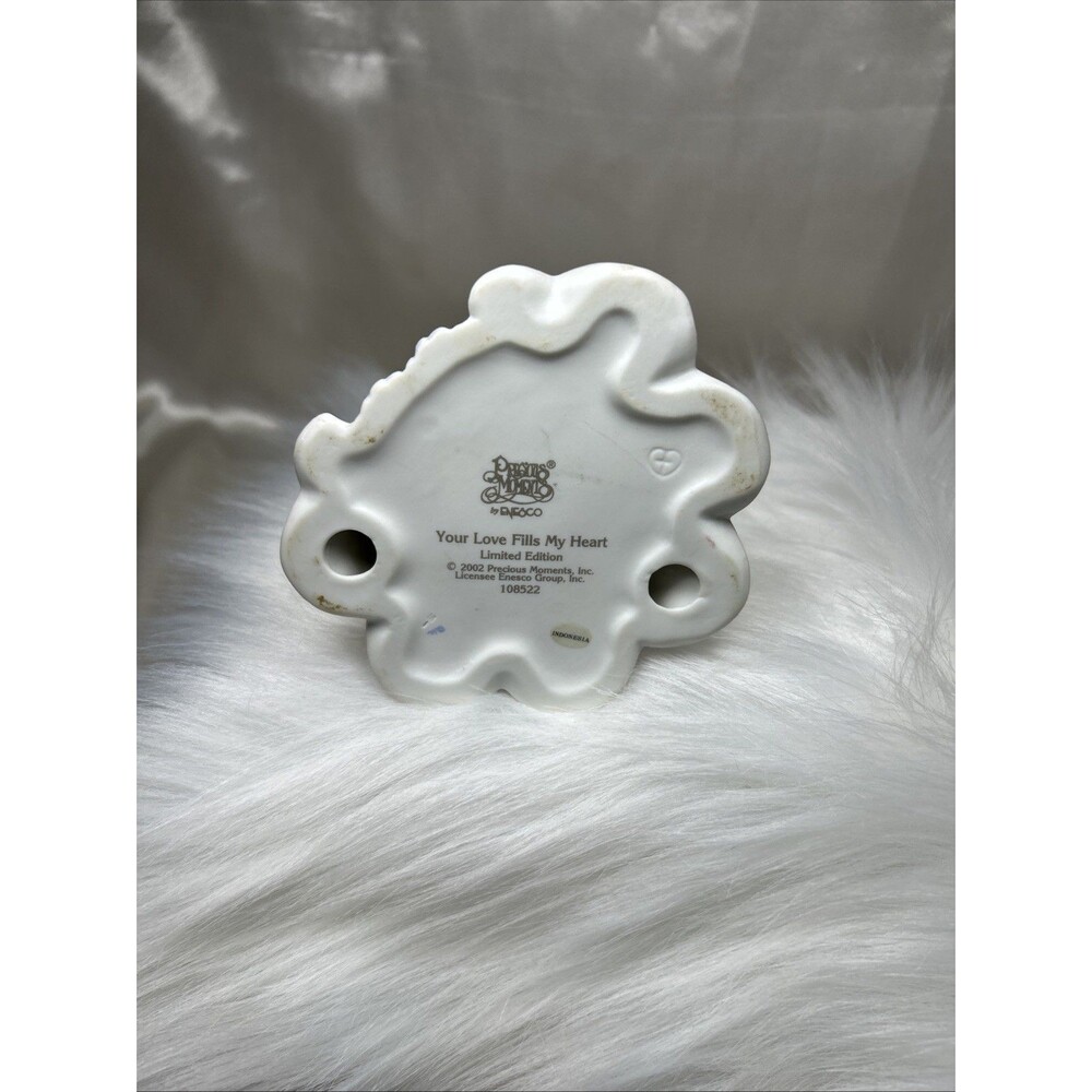 Vtg 2002 Precious Moments Your Love Fills My Heart Figurine 108522 - Picture 2 of 3